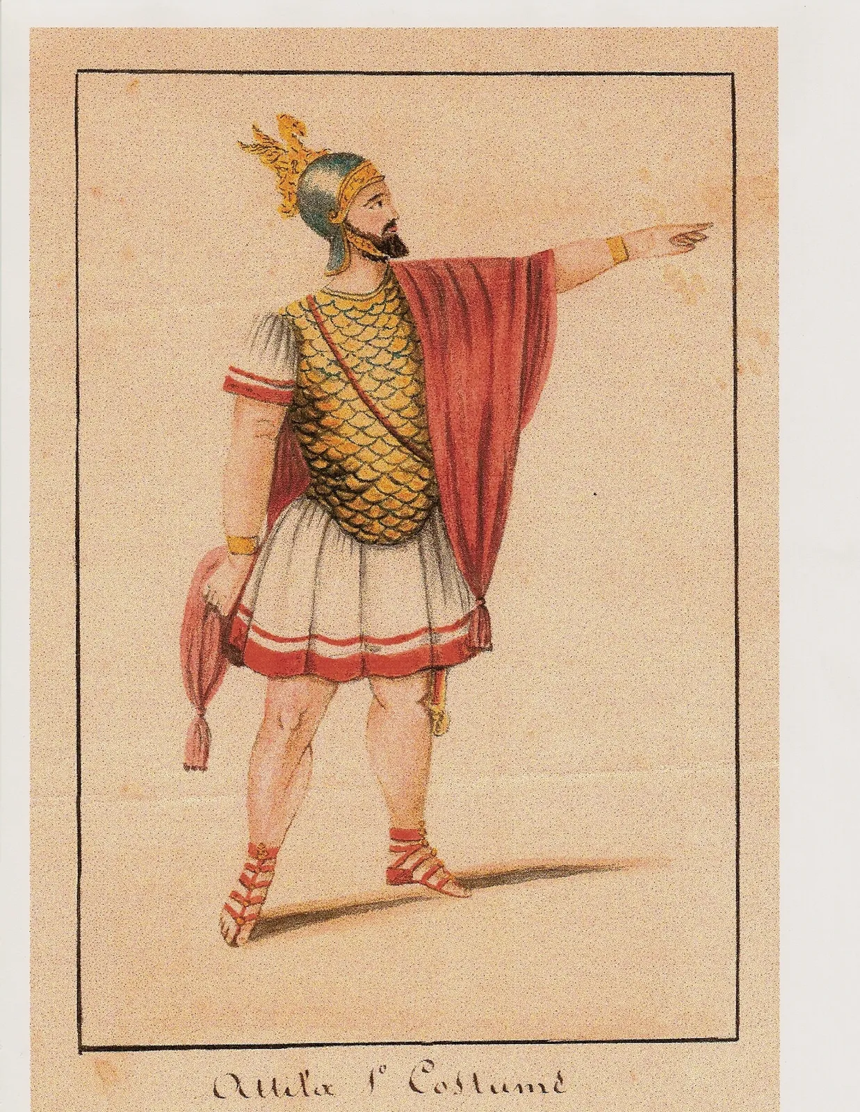 Couverture illustrée : Tamberlick en costume pour Attila de Verdi